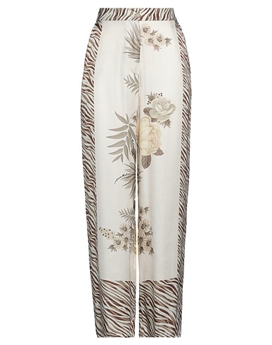 ANNA MOLINARI Casual trouser Beige 100% Viscose
