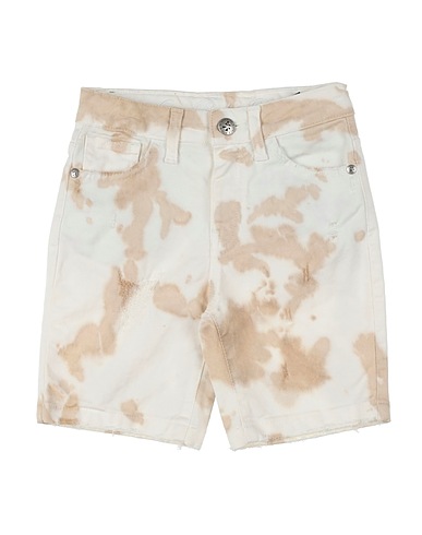 JOHN RICHMOND Shorts & Bermuda Ivory 97% Cotton, 3% Elastane
