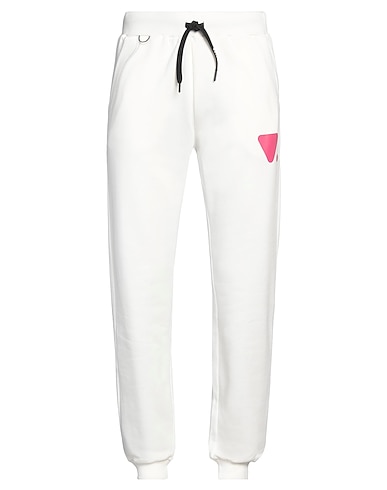 VALVOLA. Casual trouser White 100% Cotton