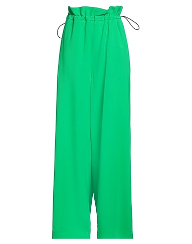 AMI ALEXANDRE MATTIUSSI Casual trouser Green 97% Viscose, 3% Elastane