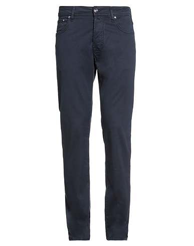 JACOB COHЁN Casual trouser Midnight blue 55% Cotton, 42% Lyocell, 3% Elastane