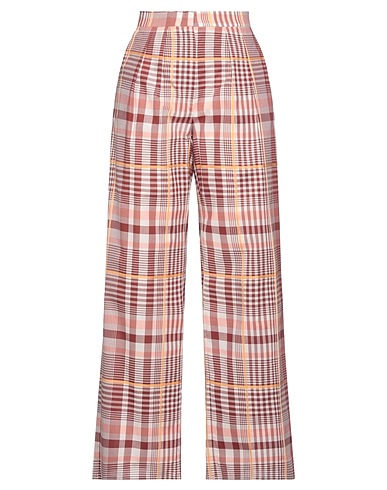 SFIZIO STUDIO Casual trouser Chocolate brown 100% Cotton
