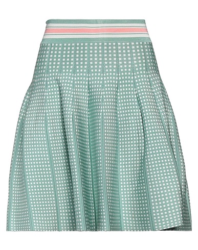 ELISABETTA FRANCHI Mini skirt Light green 83% Viscose, 17% Elastane