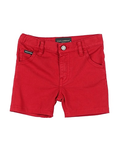 DOLCE&GABBANA Shorts & Bermuda Red 98% Cotton, 2% Elastane