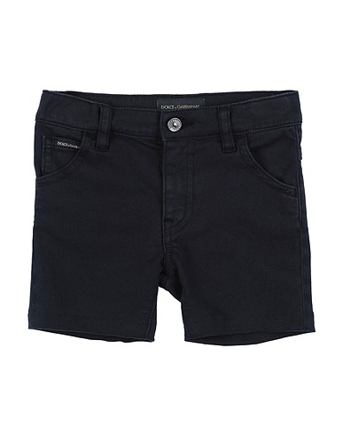 DOLCE&GABBANA Shorts & Bermuda Midnight blue 98% Cotton, 2% Elastane