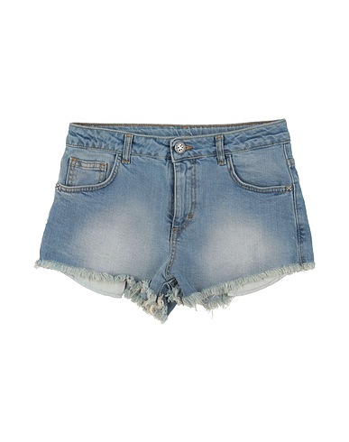 JOHN RICHMOND Denim shorts Blue 98% Cotton, 2% Elastane