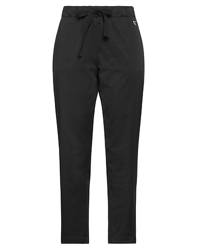 SEMICOUTURE Pantalon Noir 98% Coton, 2% Élasthanne