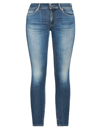 CARE LABEL Pantalones vaqueros Azul marino 66% Algodón, 17% Lyocell, 15% Poliéster, 2% Elastán
