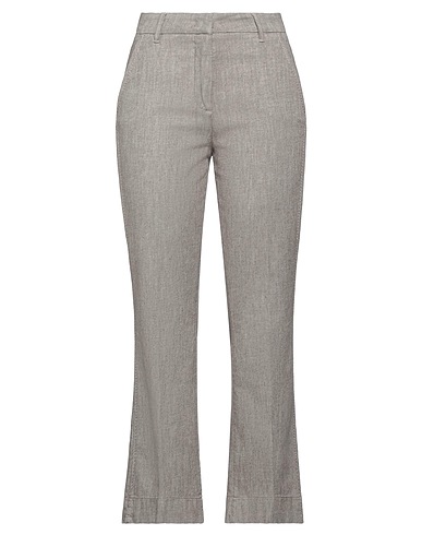 VIA MASINI 80 Denim pants Dark brown 98% Cotton, 2% Elastane