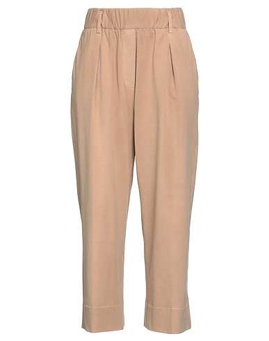 CIRCOLO 1901 Casual trouser Sand 79% Cotton, 21% Elastane