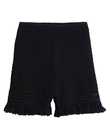 KAOS JEANS Shorts & Bermuda Black 65% Cotton, 30% Polyester, 5% Other Fibres