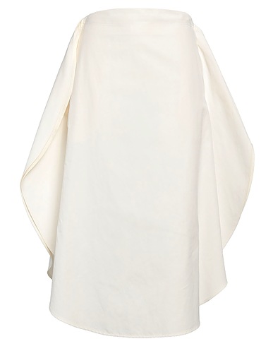 STELLA McCARTNEY Midi skirt White 40% Polyamide, 36% Cotton, 24% Linen