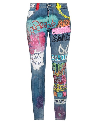 DSQUARED2 Denim pants Blue 98% Cotton, 2% Elastane