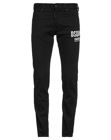 DSQUARED2 Denim trousers Black 98% Cotton, 2% Elastane