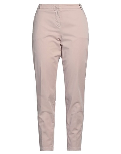 FABIANA FILIPPI Casual trouser Light brown 98% Cotton, 2% Elastane, Ecobrass