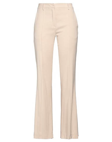 KATIA GIANNINI Casual trouser Beige 97% Viscose, 3% Elastane