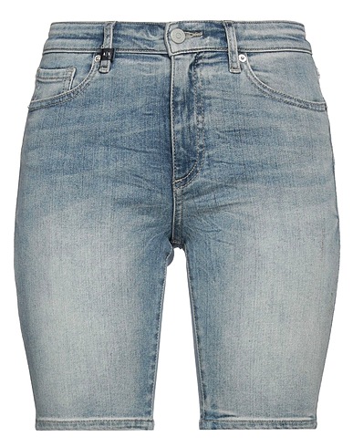 ARMANI EXCHANGE Denim shorts Blue 95% Cotton, 4% Polyester, 1% Elastane
