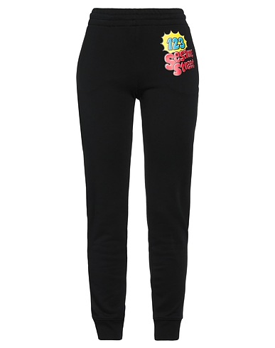 MOSCHINO Pantalone Nero 100% Cotone
