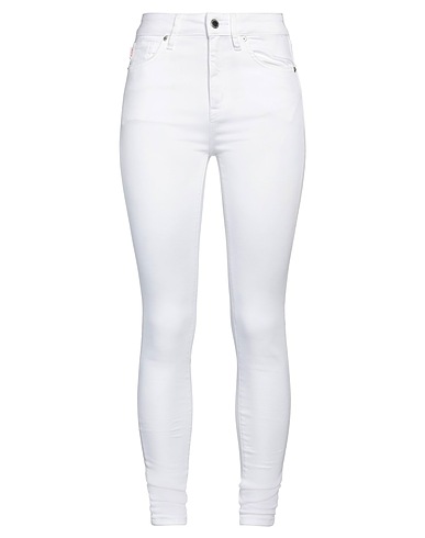SUPERDRY Pantaloni jeans Bianco 92% Cotone, 6% Poliestere, 2% Elastan