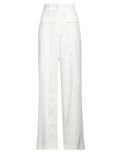 YES LONDON BOTTOMWEAR Bianco 90% Poliestere, 10% Elastan