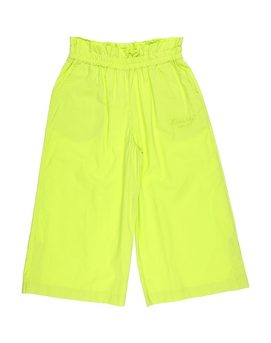 PINKO UP Casual trouser Lime green 100% Cotton