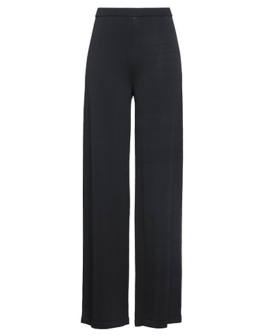 FEDERICA TOSI Casual pants Black 65% Viscose, 35% Polyamide
