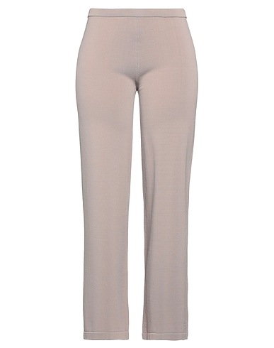 FEDERICA TOSI Casual pants Taupe 65% Viscose, 35% Polyamide