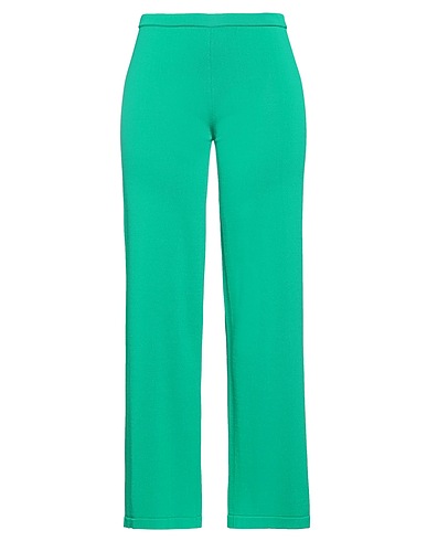 FEDERICA TOSI Casual pants Green 65% Viscose, 35% Polyamide