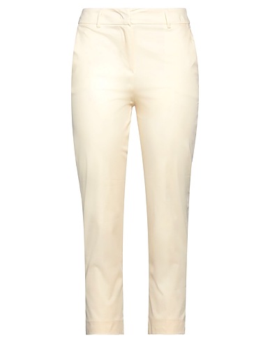 HANITA Casual pants Cream 97% Polyester, 3% Elastane
