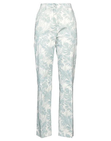HEBE STUDIO Pantalon Bleu ciel 97% Coton, 3% Élasthanne