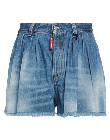 DSQUARED2 Denim shorts Blue 99% Cotton, 1% Elastane