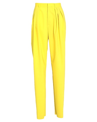 DSQUARED2 Casual trouser Yellow 54% Polyester, 44% Virgin Wool, 2% Elastane