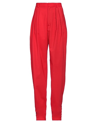 DSQUARED2 Casual pants Red 54% Polyester, 44% Virgin Wool, 2% Elastane
