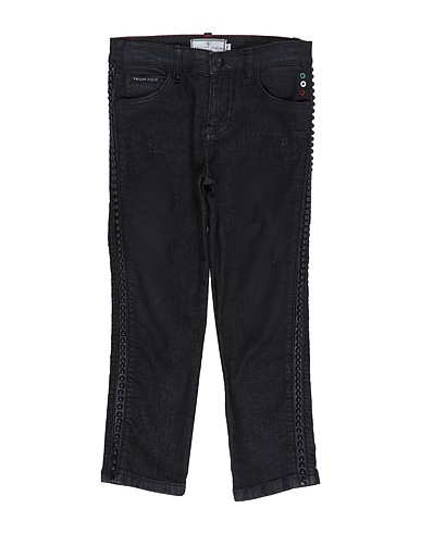 PHILIPP PLEIN Denim pants Black 98% Cotton, 2% Elastane