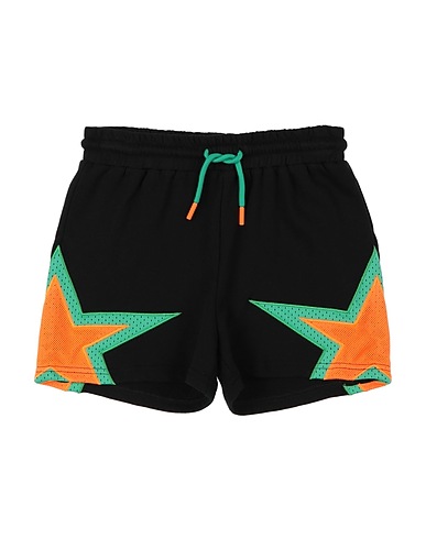 STELLA McCARTNEY KIDS Shorts & Bermuda Black 100% Cotton, Polyester