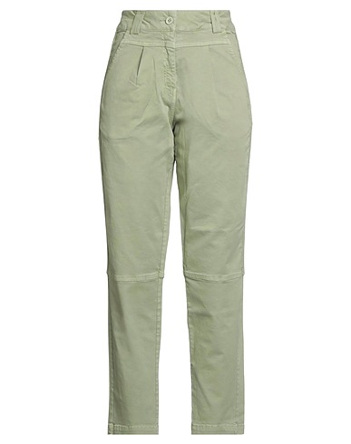 AERONAUTICA MILITARE Casual pants Sage green 100% Cotton