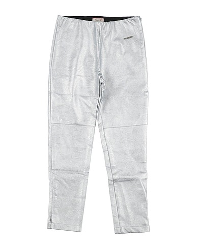 PINKO UP Casual trouser Silver 66% Polyurethane, 34% Viscose