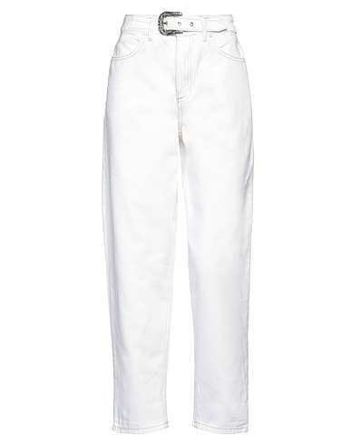LIU •JO Casual trouser White 100% Cotton