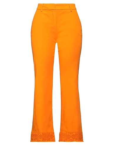 ROOM 52 Casual trouser Orange 98% Cotton, 2% Elastane