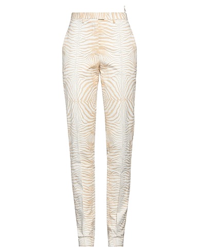 ROBERTO CAVALLI Casual pants Sand 72% Cotton, 19% Silk, 9% Acrylic