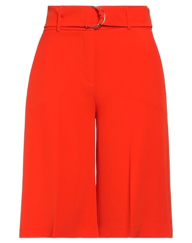 ANNARITA N Shorts & Bermuda Orange 97% Polyester, 3% Elastane