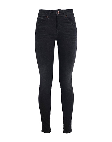 VERO MODA Denim trousers Black 66% Organic cotton, 26% Cotton, 6% Elastomultiester, 2% Elastane