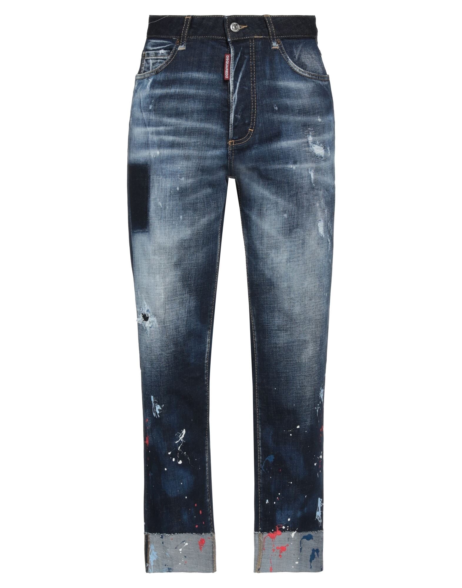 関税送料込♪DSQUARED2/stripe denim pants SchaferandweinerShops GB - logo skinny jeans Schwarz