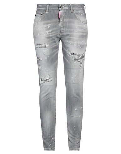 DSQUARED2 Denim trousers Grey 98% Cotton, 2% Elastane