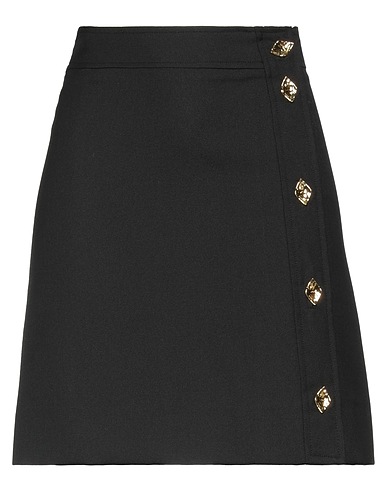 GANNI Mini skirt Black 70% Polyamide, 30% Viscose