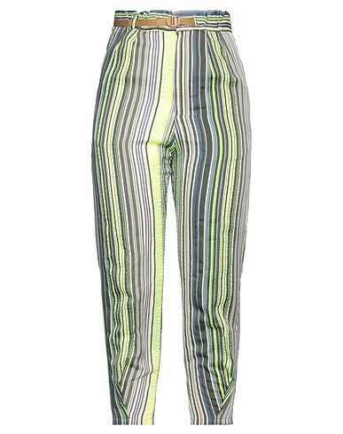 WHITE SAND Pantalone Verde lime 66% Poliammide, 18% Seta, 15% Poliestere, 1% Acetato