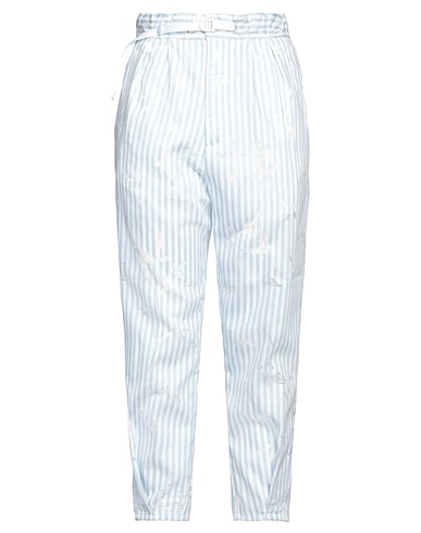 WHITE SAND Casual trouser Sky blue 70% Cotton, 30% Polyamide