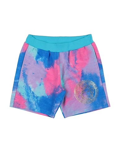 VERSACE YOUNG Shorts & Bermudas Blau 100% Baumwolle, Elastan