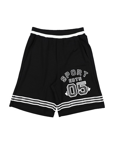 DSQUARED2 Shorts & Bermuda Black 98% Rayon, 2% Elastane