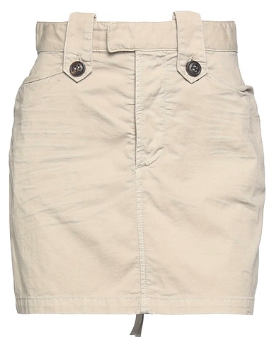 DSQUARED2 Mini skirt Sand 97% Cotton, 3% Elastane